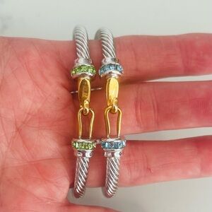 Designer inspired Silver and Gold Women's Bracelet